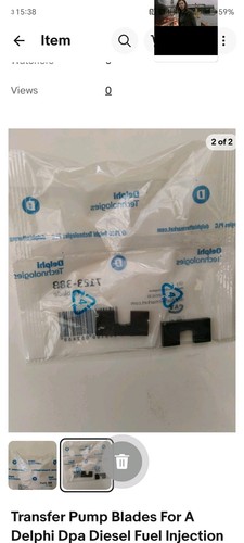 Transfer pump blade - pump, cav