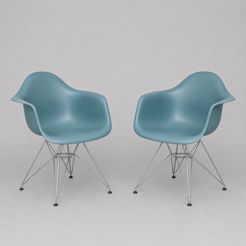 Pair vitra eames plastic - pair,