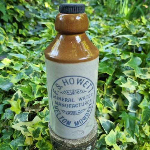 Antique stoneware ginger - stoneware, beer