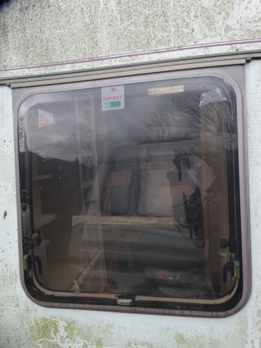 Caravan window elddis - caravan, window,