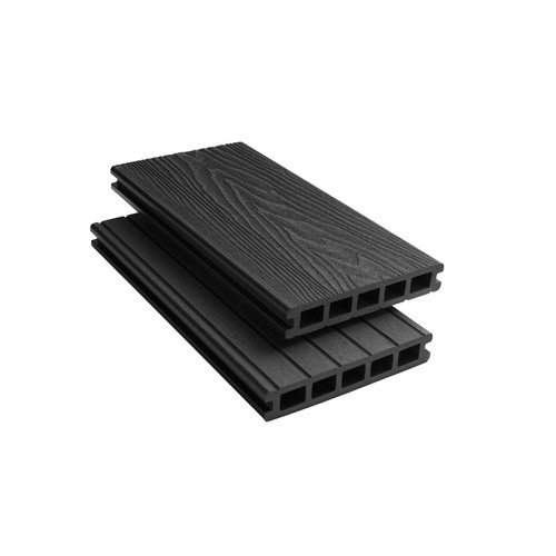 Onyx black wpc woodgrain - black,