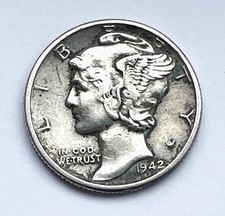 UNITED STATES 1942 SILVER