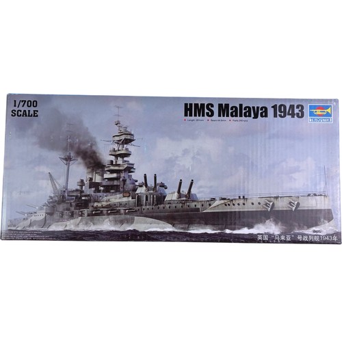 Trumpeter hms malaya 1943 - trumpeter,