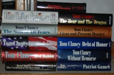 B45- Tom Clancy Books Lot of