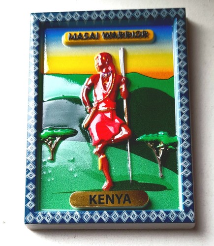 Fridge magnet kenya - kenya, masai