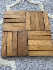 Reclaimed 5 Finger Block Solid Wood Flooring in 20 piece blocks 9inx9in