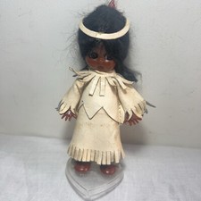 Vintage Heritage Dolls Native American Indian Doll Closing Eyes 7” Knickerbocker