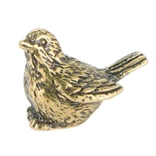 Retro Brass Sparrow Statue