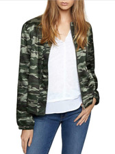 Sanctuary Camo Bomber Jacket