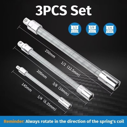 Piece flexible socket - 3-piece,