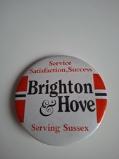 Brighton & Hove Bus Badge.  Bus Transport Badge