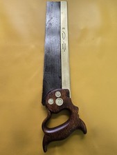 Vintage R. Groves & Sons Brass Back Tenon Saw 14" Made In Sheffield ESS