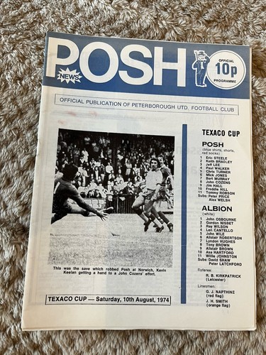Peterborough west brom - peterborough, v