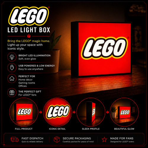 Lego inspired light box usb - lego,