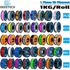 【Buy 6 Get 4 Free,Add 10】GEEETECH 3D Printer Filament 1KG/Roll PLA/TPU/ABS+/PETG