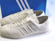 ADIDAS Y-3 JAPAN (IE1449) TRIPLE OFF WHITE LEATHER MENS TRAINERS UK 11 EU 46