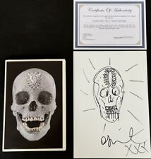 DAMIEN HIRST - The Making Of The Diamond Skull - Signed Artwork With COA