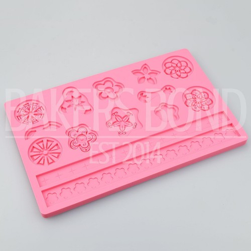 Various floral shape multi mat - floral,