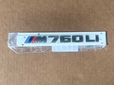 Genuine BMW 7 Series M760Li (G12) Cerium Grey Rear Emblem