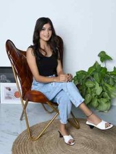 Authentic Leather Butterfly