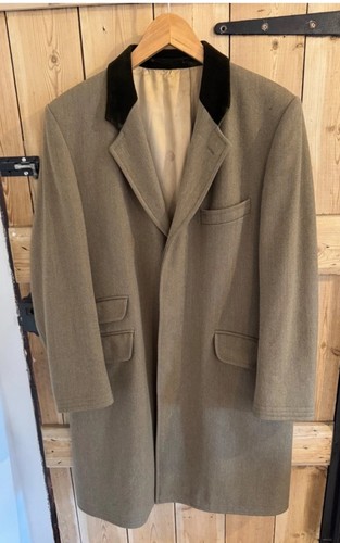 Mens crombie covert overcoat - overcoat,