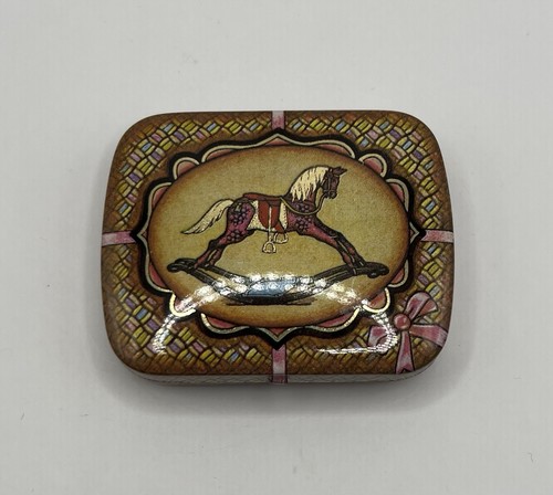 Rocking horse collectible - collectible, tin