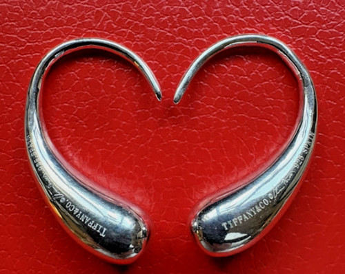 Tiffany teardrop earrings - &,