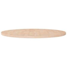 Solid Wood Oak Round Table Top Untreated Table Top Multi Colours/Sizes vidaXL