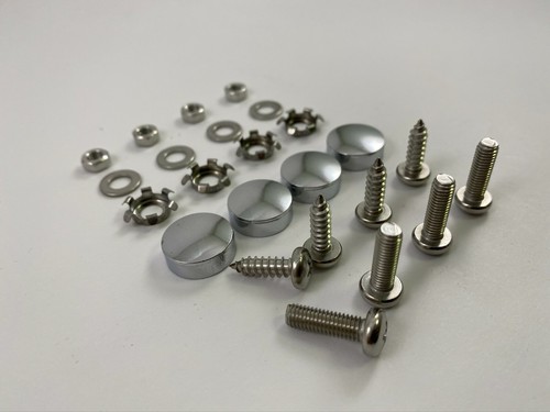 Metal license plate screw - metal,