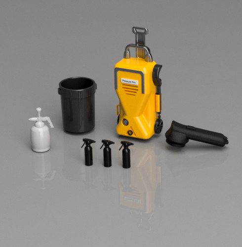 Printed scale valeting - 3d, 1/24