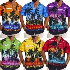 Mens Hawaiian Shirt S-5XL -