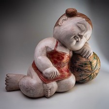 Large Thai Wooden Sleeping