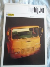 Guy Big J4T Truck brochure Aug 1971 UK market