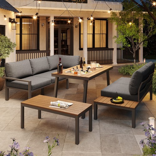 Seater garden corner sofa - seater,