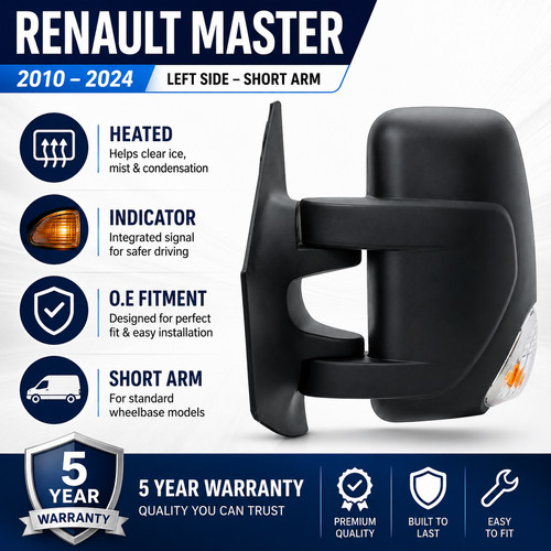 Renault master 2010 2024 left - 2010-2024,