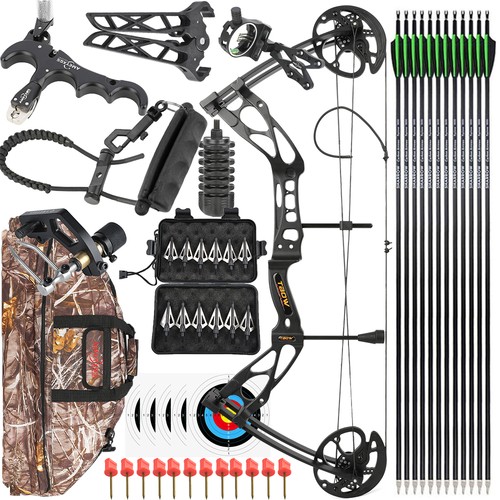 Compound bow carbon arrows - compound, set