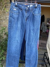 Men’s Cinch Western Denim Blue Jeans Size 33 X 36