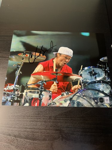 Chad smith signed red - smith,