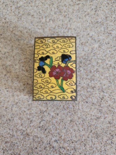 Brass enamel chinese - enamel,