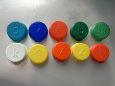 10 X Vintage Rowntree’s Smarties Lids Tops
