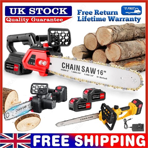 Cordless chainsaw - 12"/16",