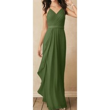 AW BRIDAL sz 8 M green olive