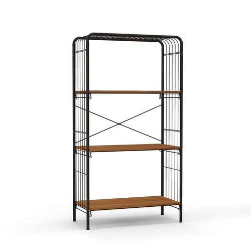 Layer storage rack with mesh - storage,