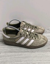 Adidas Munchen Olive Green Trainers Size UK 8
