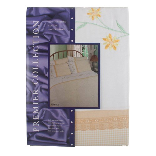 Embroidered flower quilt cover - flower,