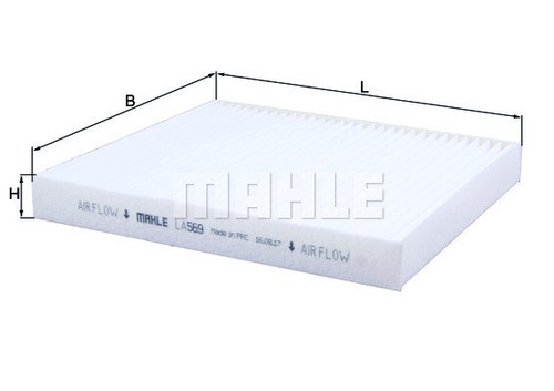 Fits knecht la569 - la569, filter