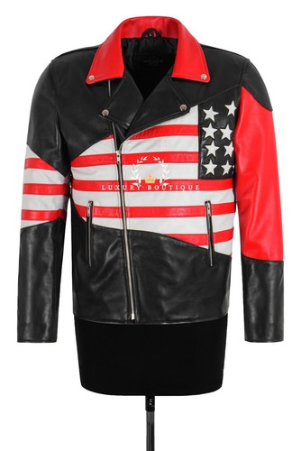 Men american flag - flag, motorcycle