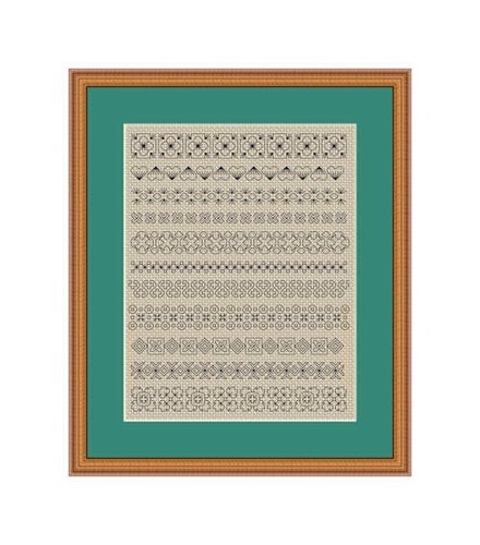 Blackwork embroidery kit - blackwork,