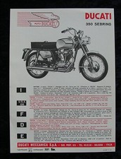 Ducati 350 Sebring Brochure