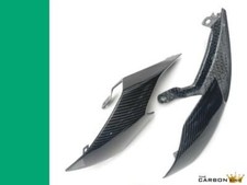 TRIUMPH STREET TRIPLE 765 RS CARBON REAR SEAT SIDE PANEL FAIRINGS IN TWILL GLOSS
